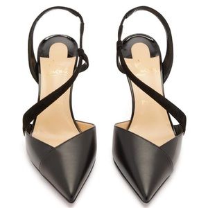 Christian Louboutin Black 85 Platina Heels